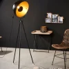 SOLEIL Lampadaire Noir