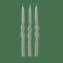 SPIRAL Bougie Torsadée Vert