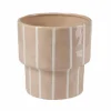 STRIPES Pot De Fleurs Sable