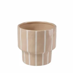 STRIPES Pot De Fleurs Sable
