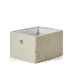 TEDDY Panier Pliable Blanc Cassé