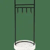 TERRAZZO Porte-bijoux Noir, Blanc, Gris