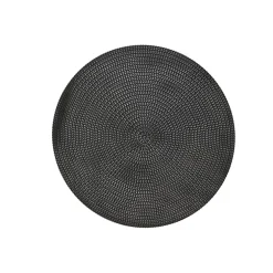 UNI Set De 20 Serviettes Noir