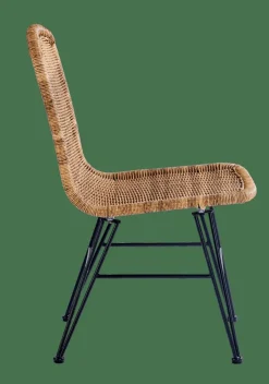 VIENNA Chaise Noir, Naturel