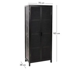WEBSTER Armoire Noir