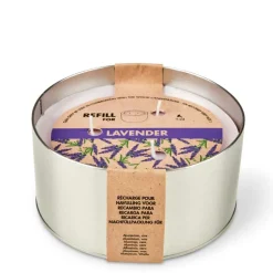 WOOD Recharge Bougie De Jardin Mauve